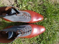 Bicolor balmoral boots for BM (3)